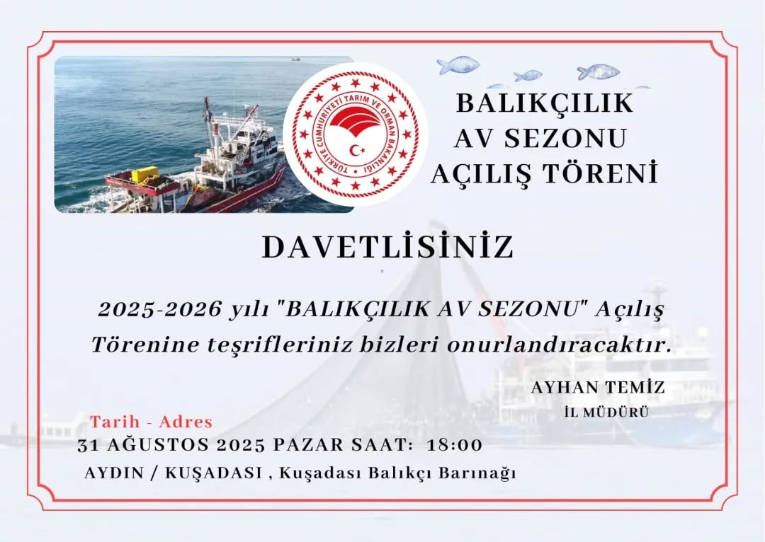 Su Ürünleri Av Sezonu Törenle Açılacak (2)