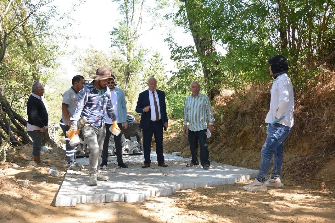 Başkan Kumral, Çalışmaları Yerinde Inceledi! (1)