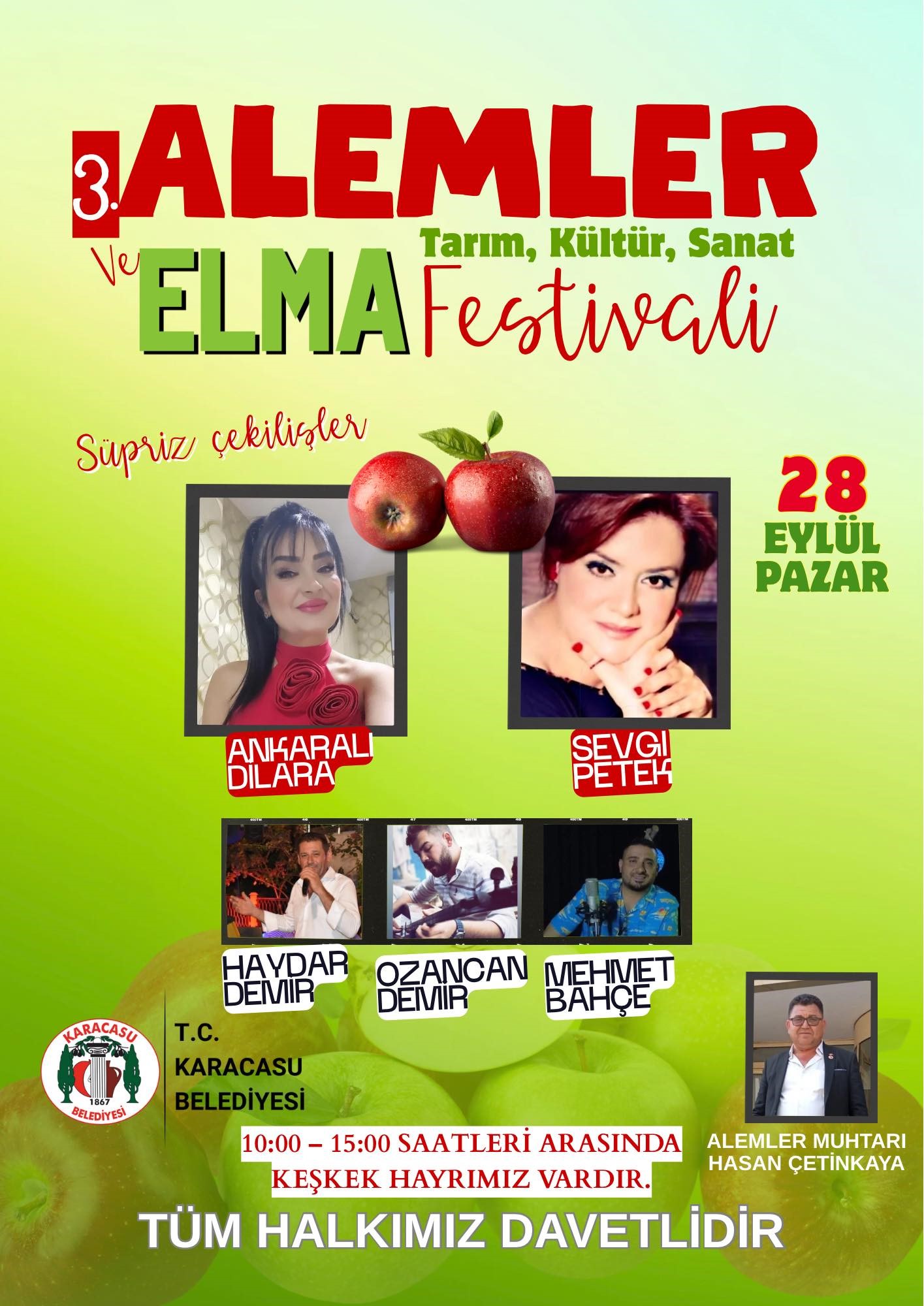Ege'de Elma Festivali Heyecanı Geri Sayım Başladı!