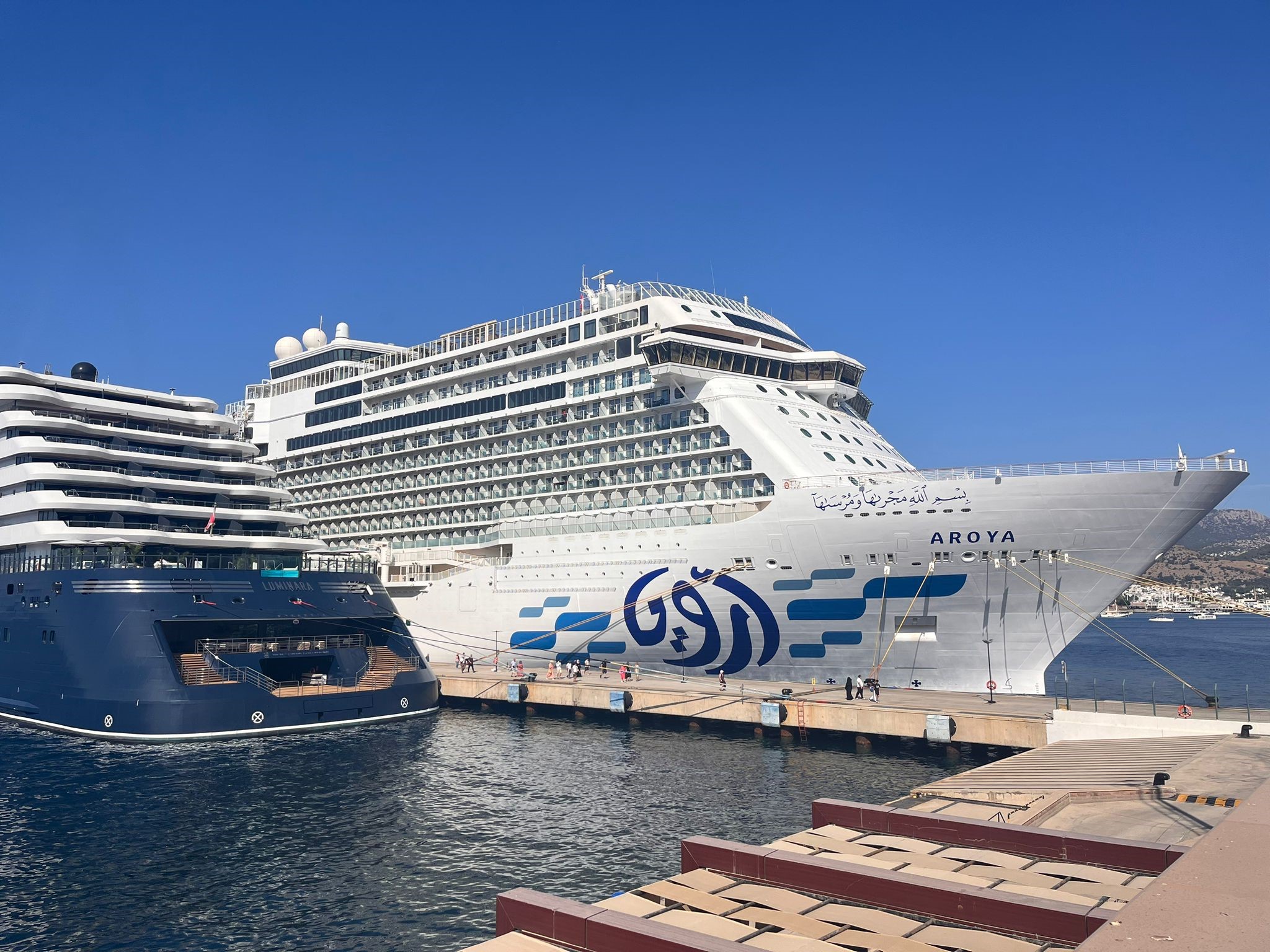 Luminara Ile Aroya Adlı Yolcu Gemileri, Bodrum'da (1)