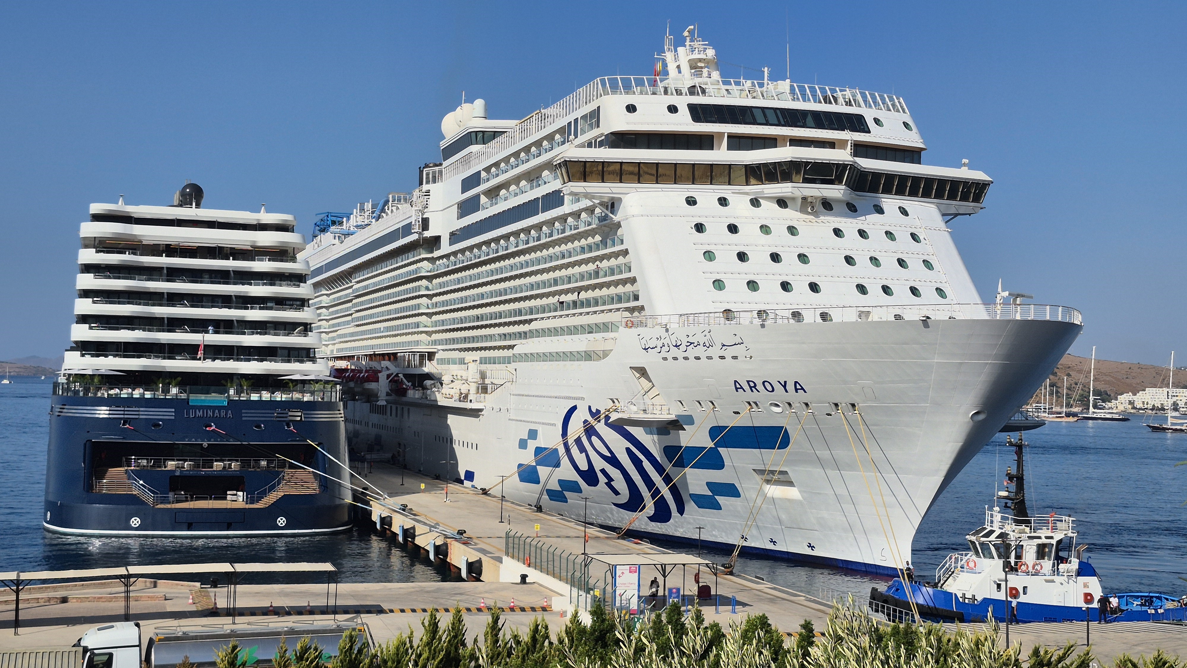 Luminara Ile Aroya Adlı Yolcu Gemileri, Bodrum'da (3)