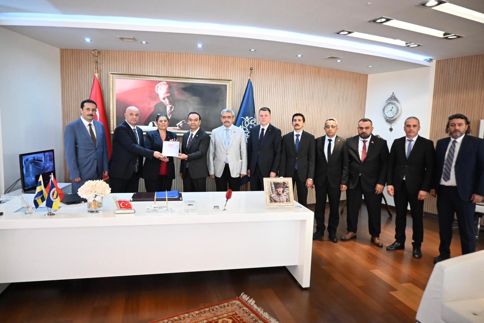 Mhp Heyetinden Başkan Çerçioğlu'na Tebrik (1)
