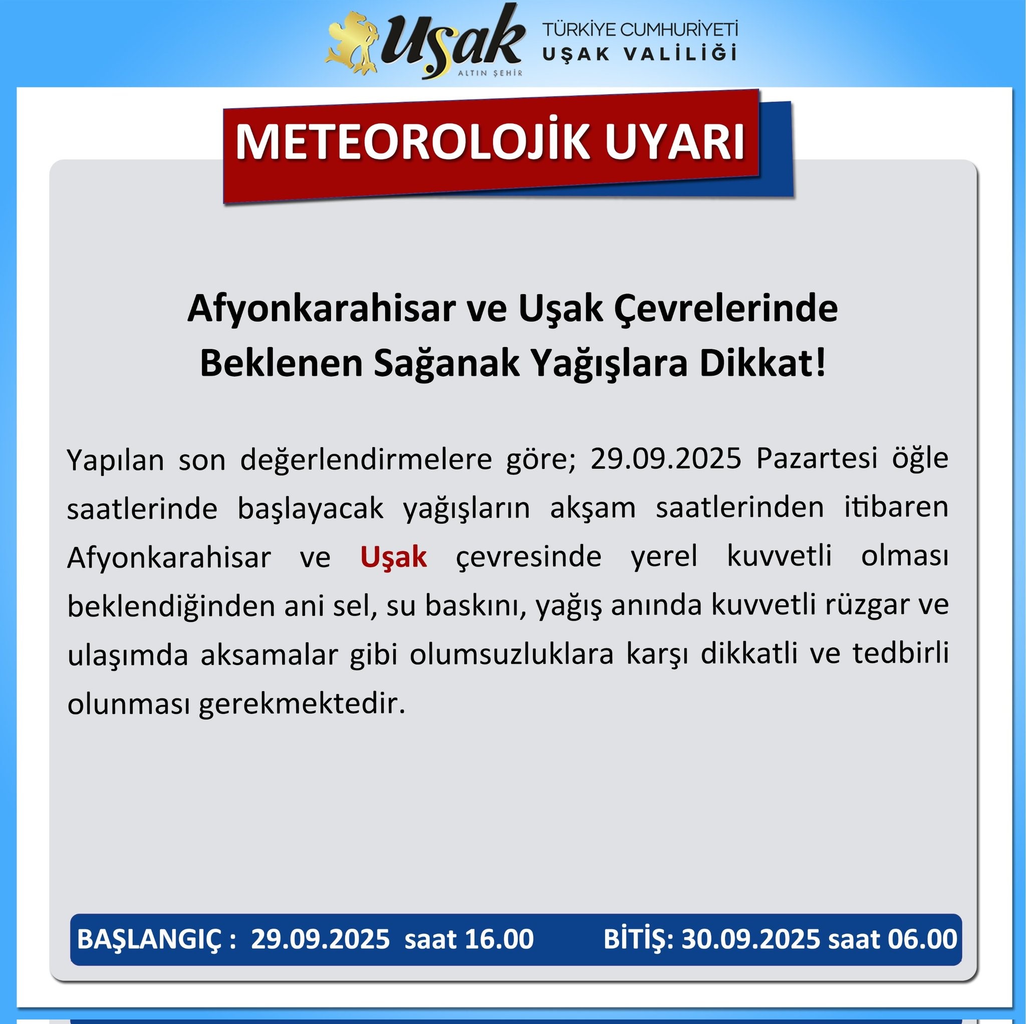 Uşak Yağmur (1)