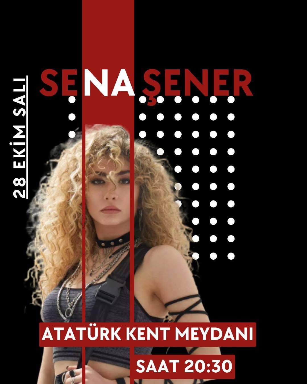 Şener'in dinleyicileri büyüleyen eşsiz sahne performansı, yine Atatürk Kent Meydanı'nda, saat 20:30'da başlayarak Salihli gecesine renk katacak.