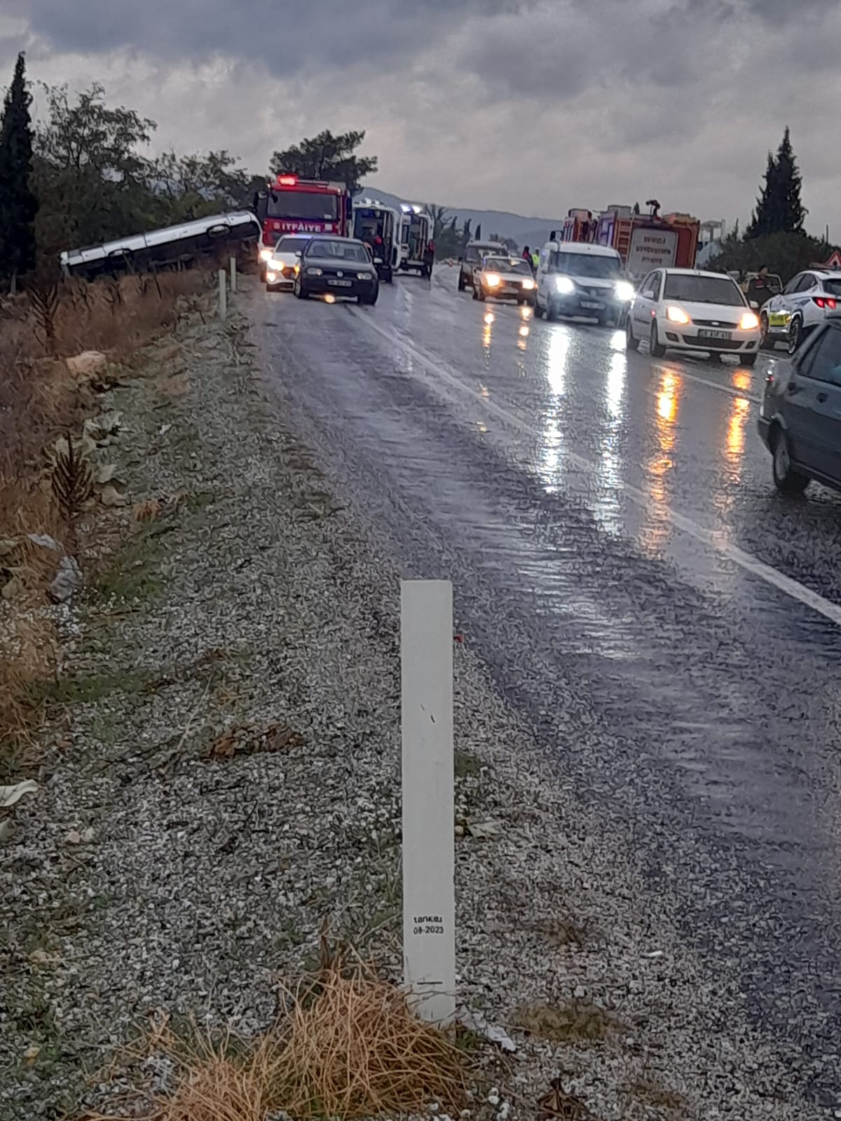 Kaza ile ilgili soruşturma başlatıldı.