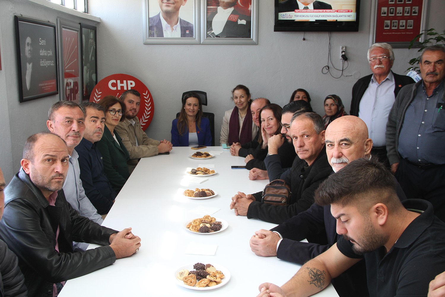 Chp İl Başkanı Özalper, Kula'da (4)