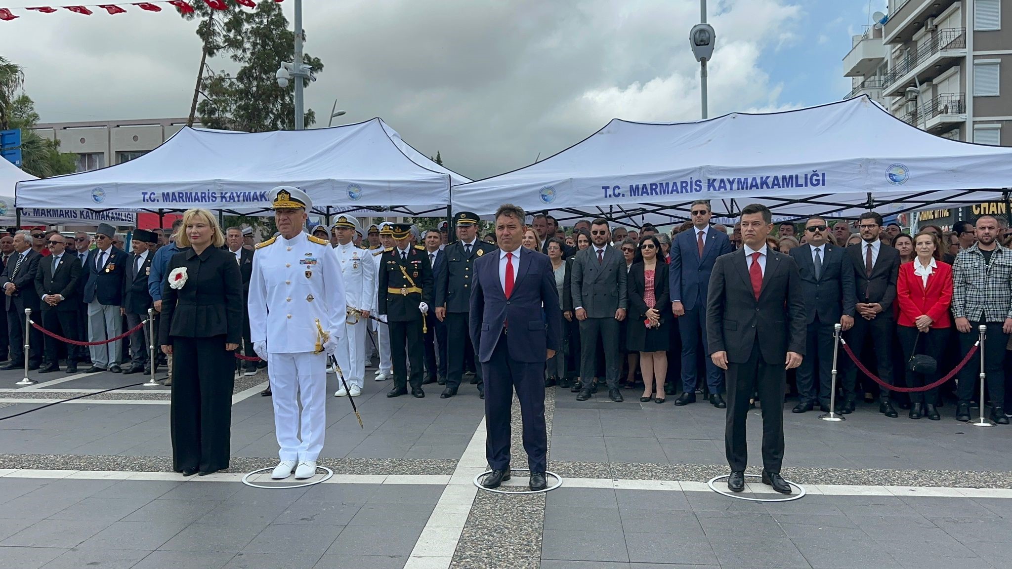 Cumhuriyetin 102. Yıldönümü Marmaris’te Çelenk Sunma Töreni Ile Başlad (1)