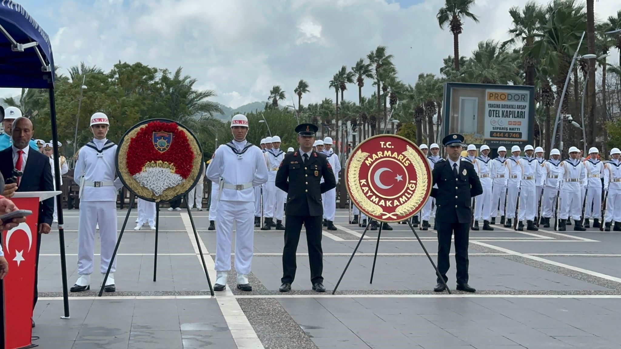 Cumhuriyetin 102. Yıldönümü Marmaris’te Çelenk Sunma Töreni Ile Başlad (4)