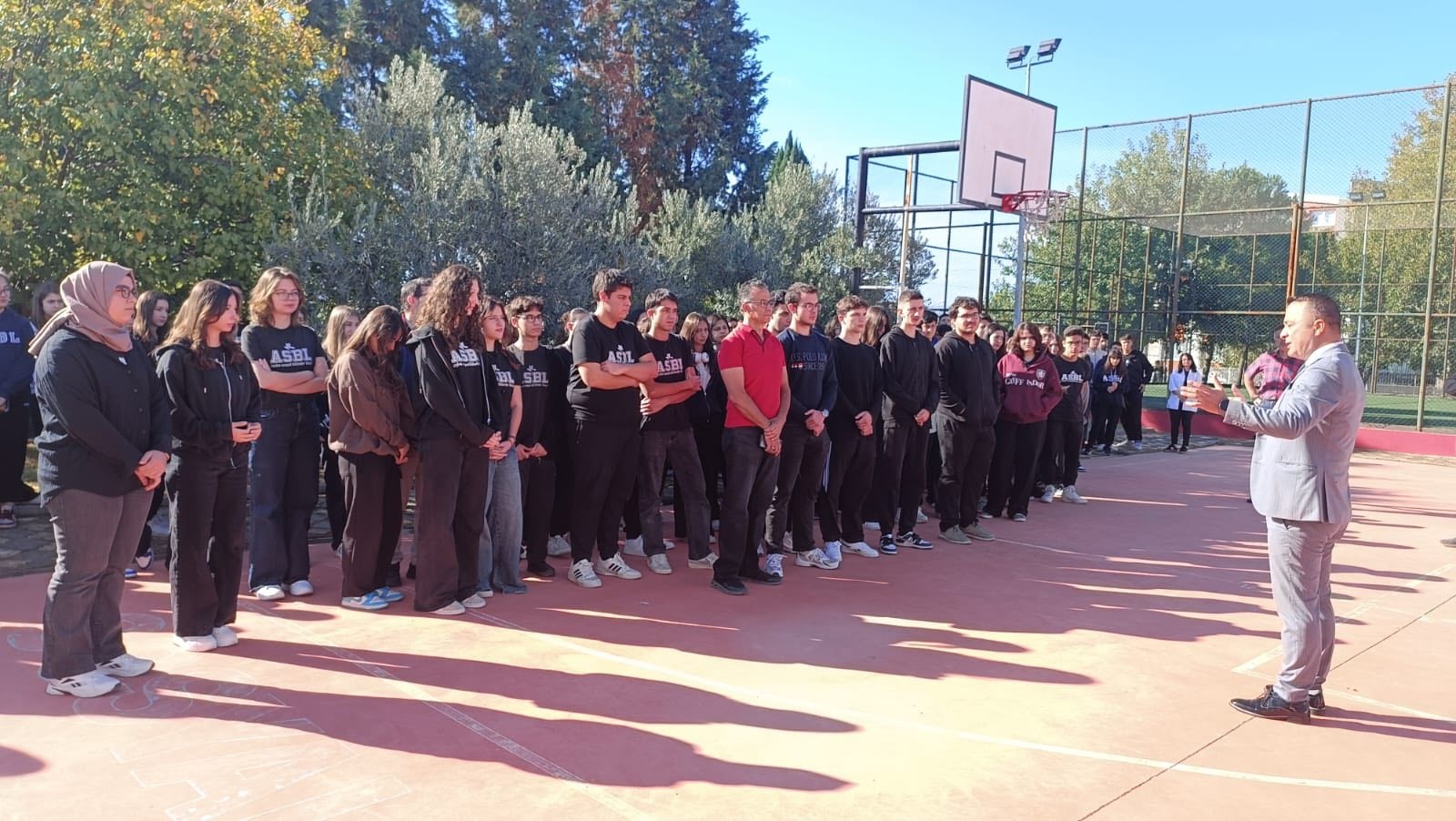 Ege'de Lise Öğrencilerine Deprem Tahliye Tatbikatı (4)