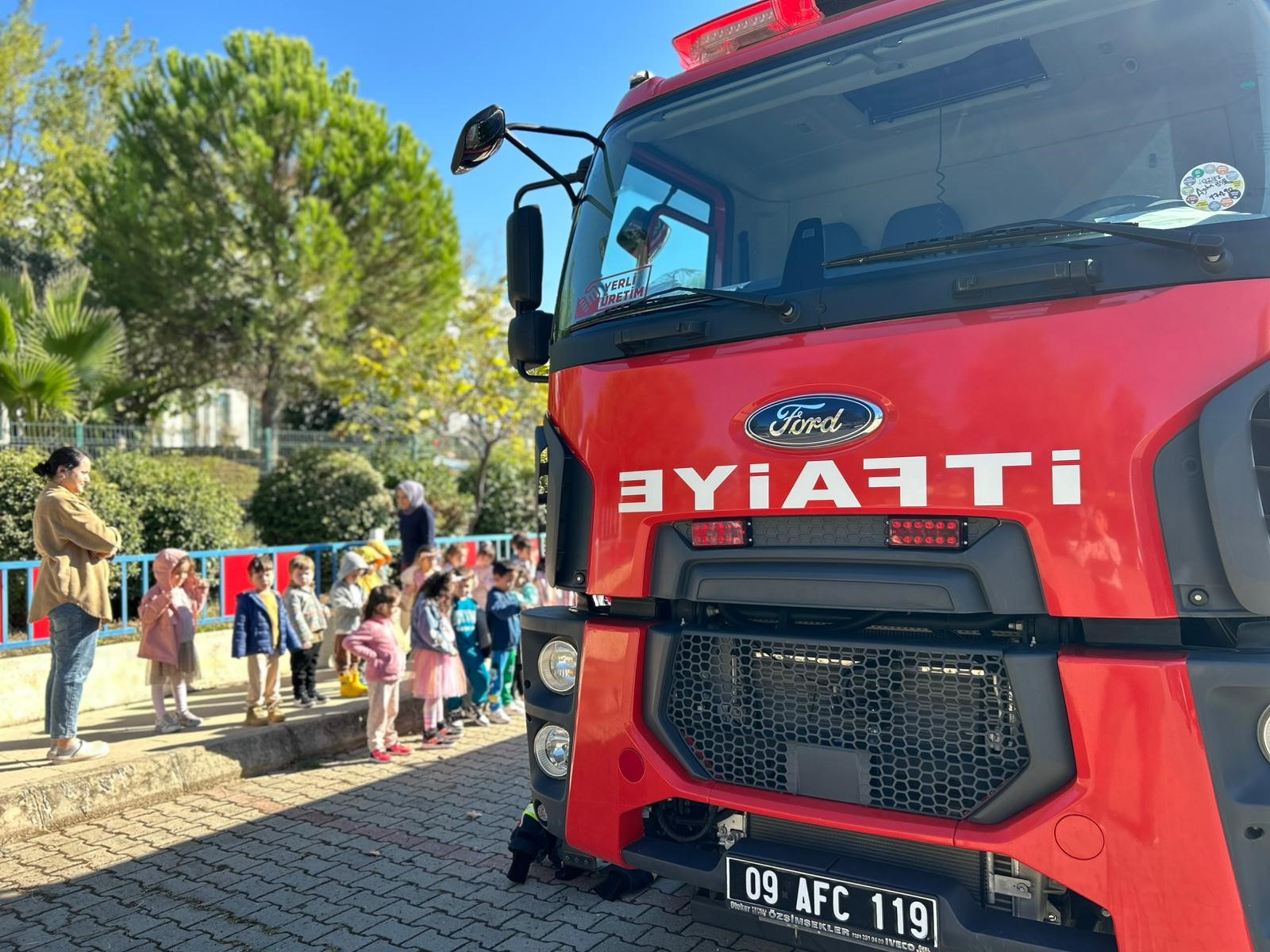Ege'de Miniklere Yangın Güvenliği Eğitimi! (1)