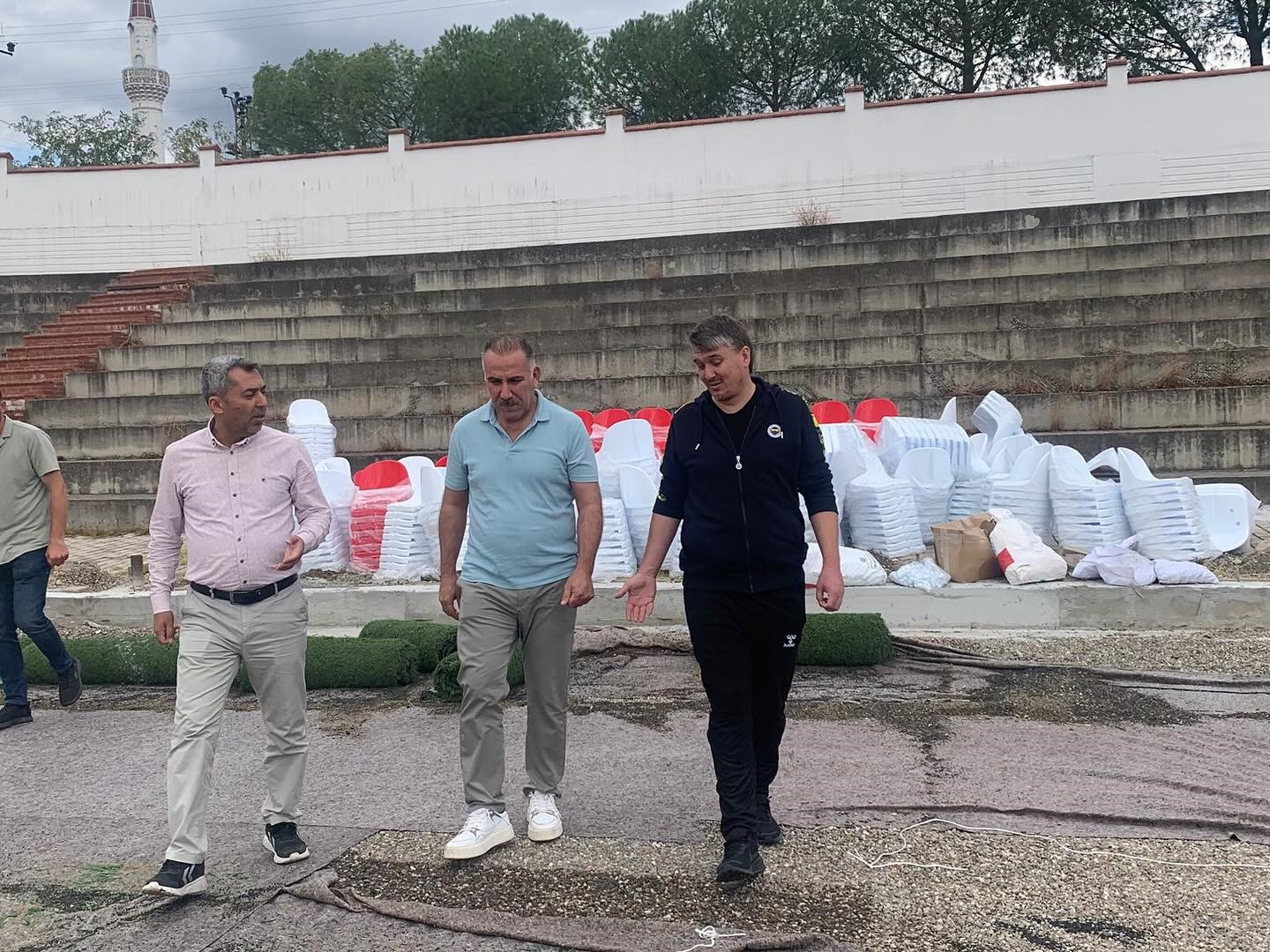 Ege'de Stadyum Yenileme Çalışmaları Devam Ediyor! (2)