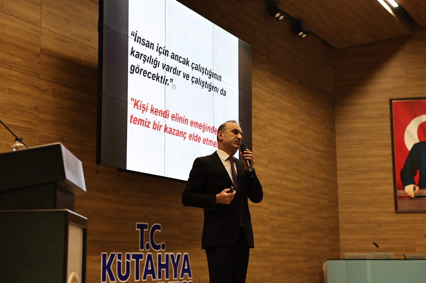 İş Ahlakı Konulu Eğitim Programı, Kütahya İl Müftülüğü Din Hizmetleri Şube Müdürü Cemalettin Torun Tarafından Gerçekleştirildi (1)