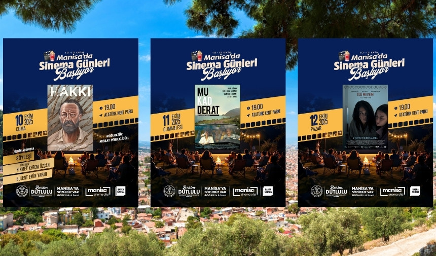 Manisa'da Açık Hava Sinema Günleri Başlıyor 1