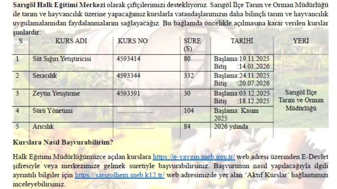 Sarıgöl Halk Eğitim Fotos