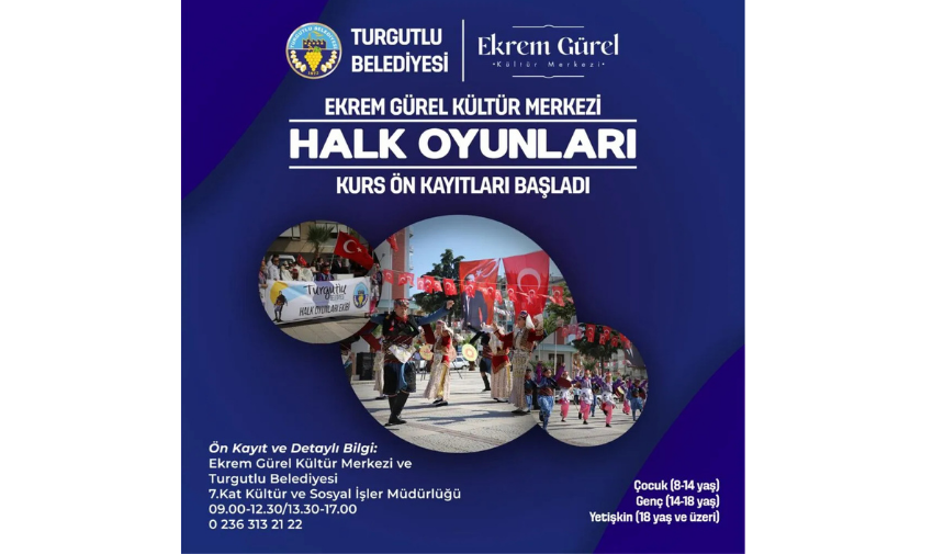 Turgutlu Belediyesi Halk Oyunları Kursu Başladı!