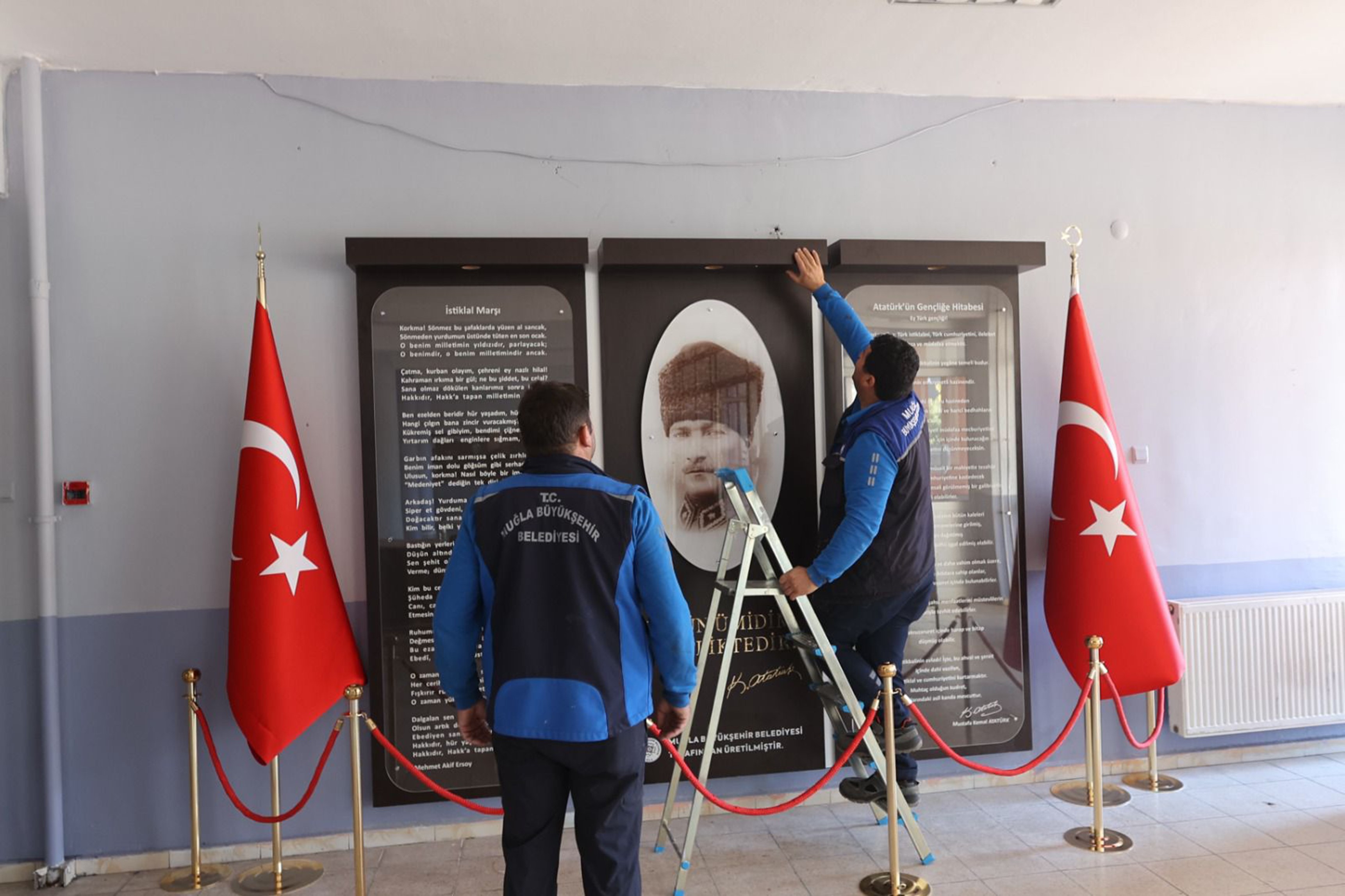 Ege'de ara tatilde okullara bakım yapıldı-.1