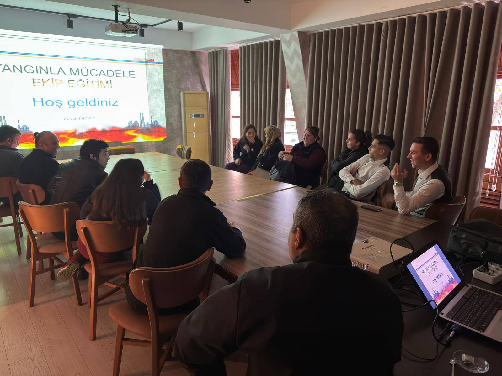 Salihli Belediyesi personeline yangınla mücadele eğitimi-.1.1