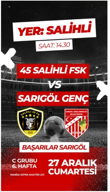 sarıgöl genç bele. 45 salihli fsk
