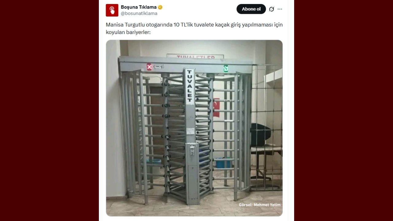 Manisa'da Görüntüler Sosyal Medyada Gündem Oldu .1