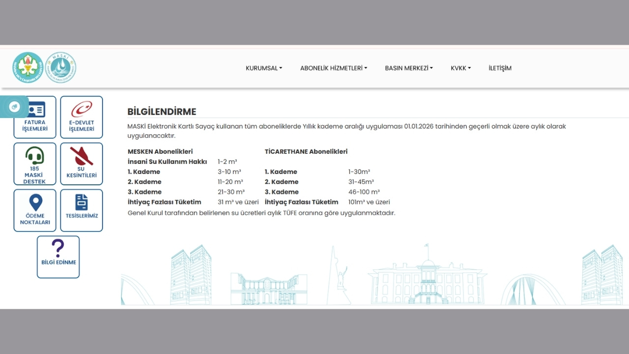 Manisa’da Su Faturalarını Etkileyecek Değişiklik .1. (1)