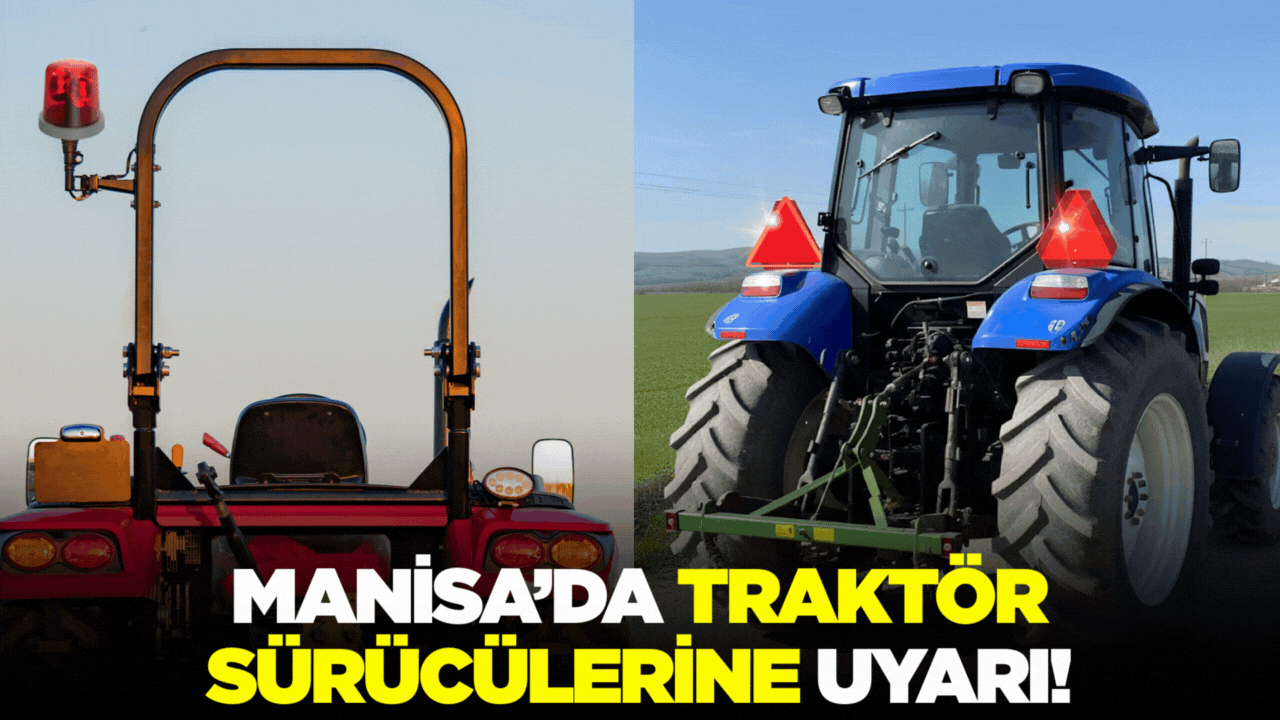 Manisa'da traktör sürücülerine yönelik önemli bilgilendirme!
