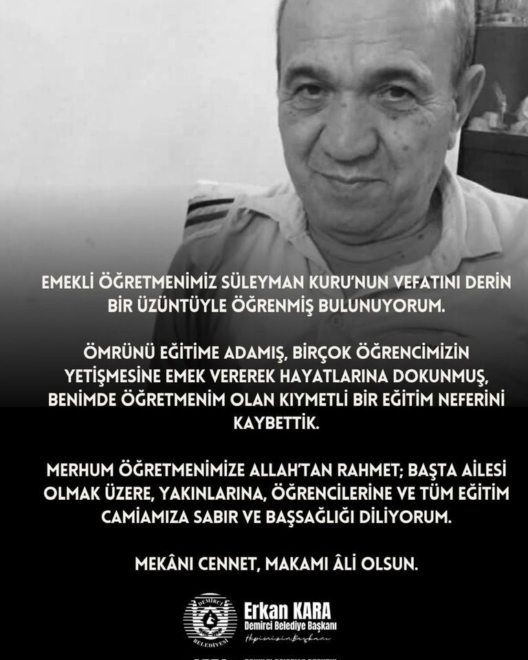 Manisa'da eğitim camisının acı kaybı