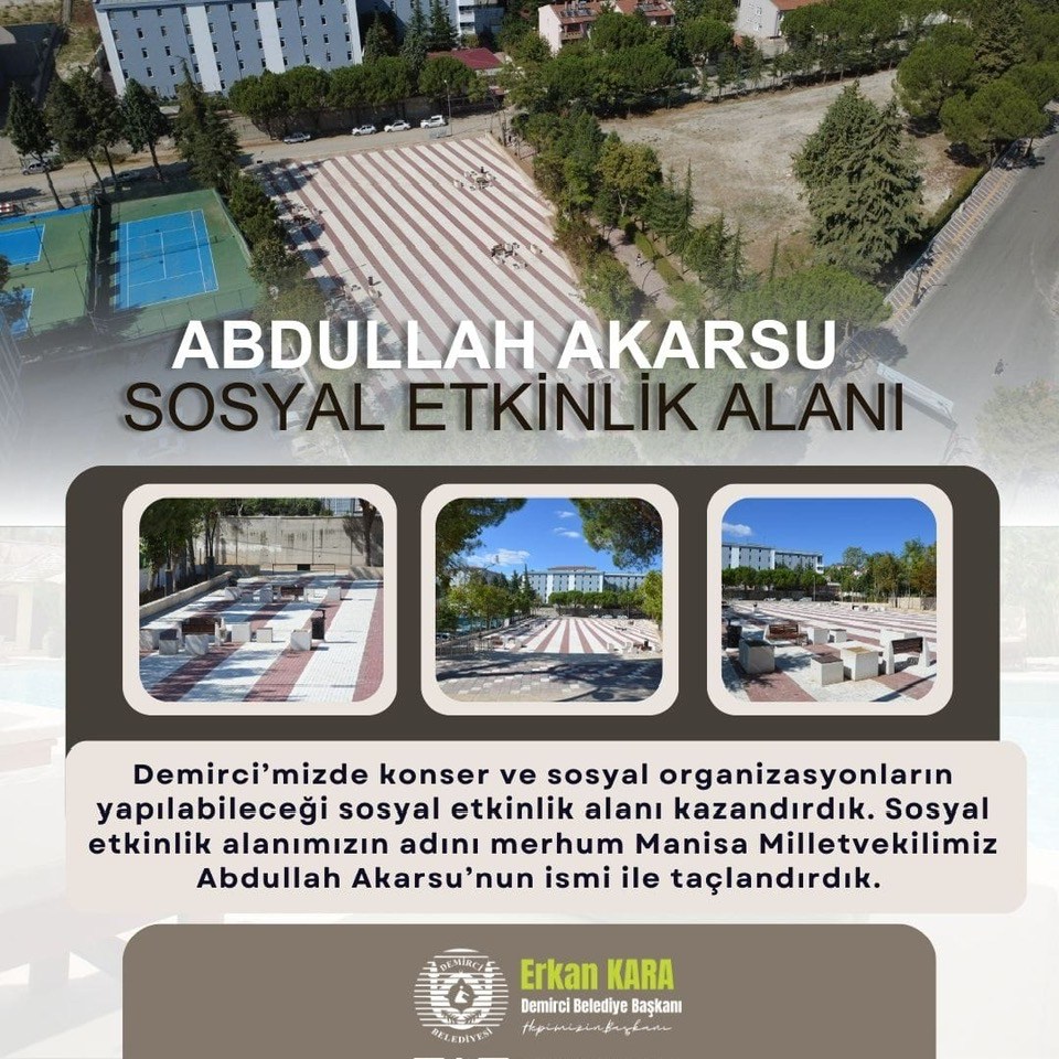 Manisa'nın ilçesinde sosyal yaşama yeni bir soluk!-1