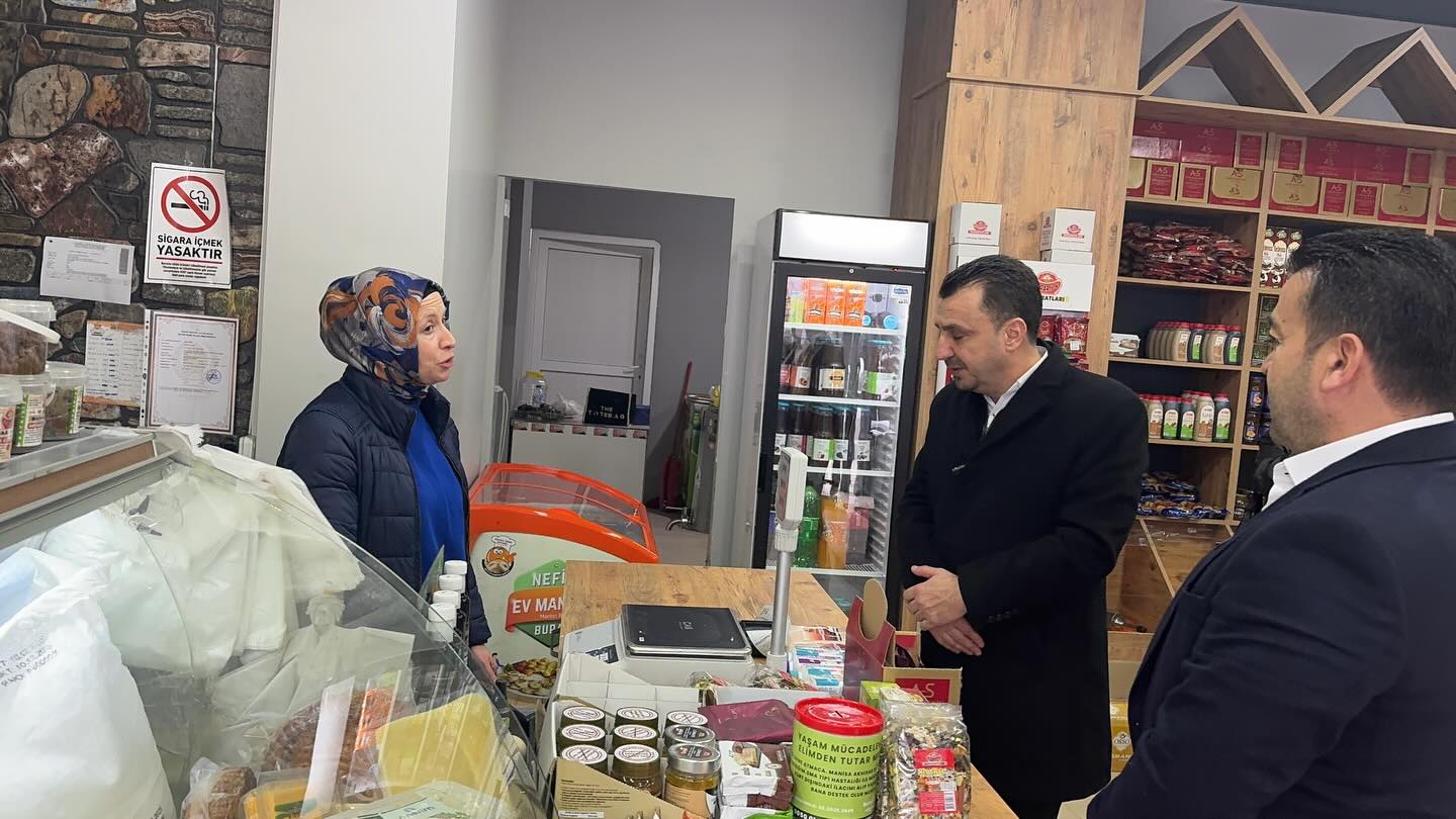 Bekir Başevirgen Kırkağaç'ta Esnafın Nabzını Tuttu (7)