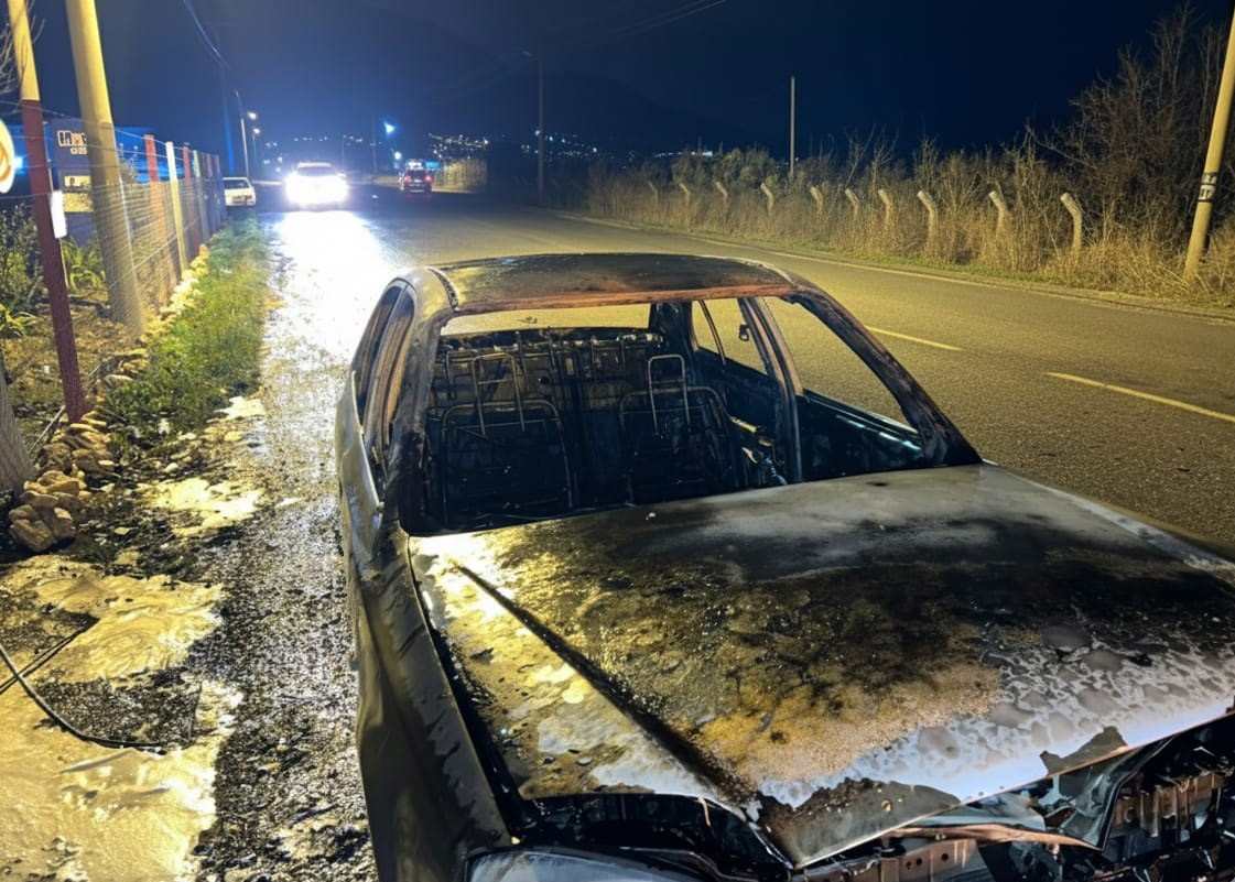 Manisa Otomobil Yanfgını