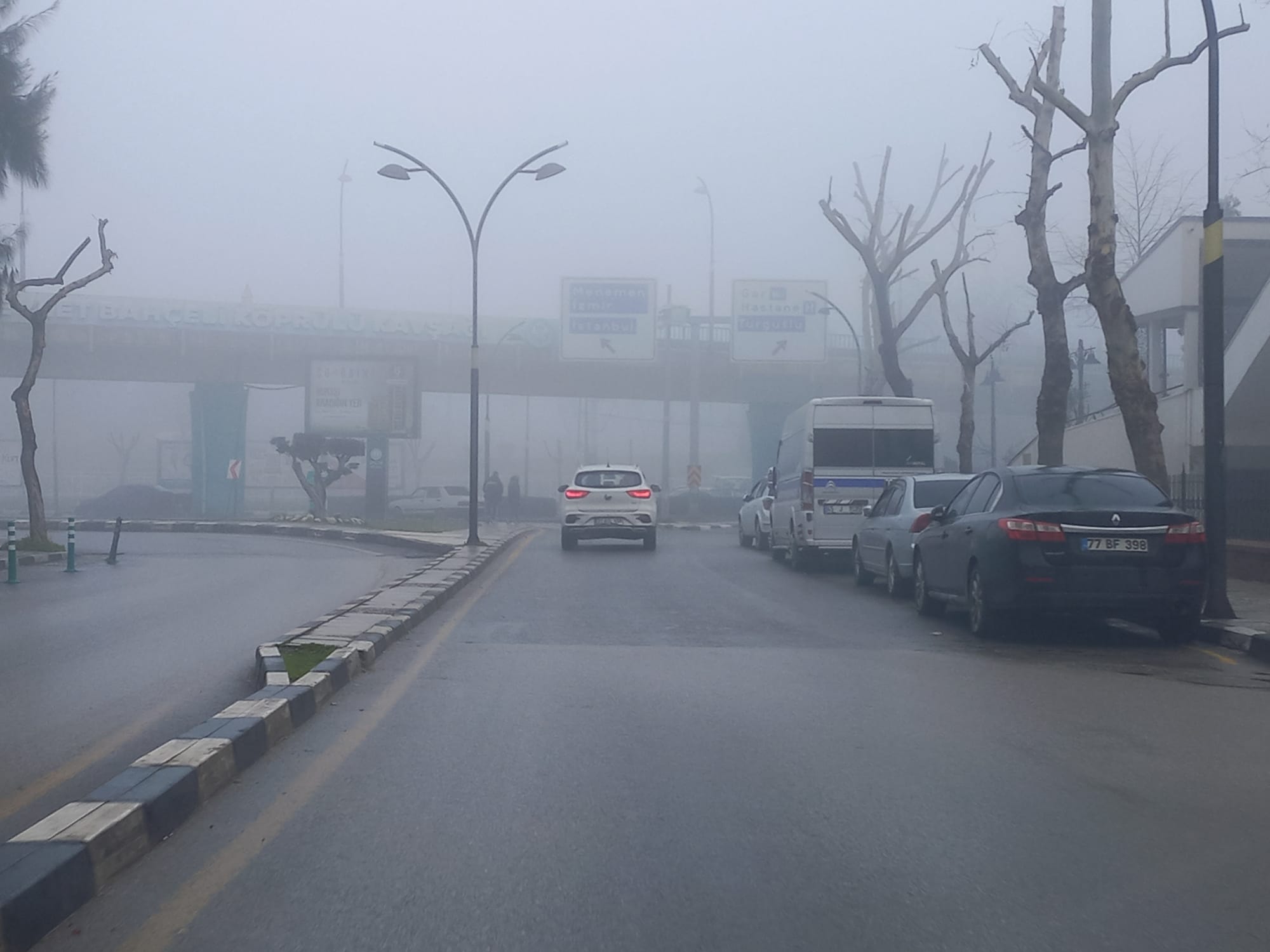 Manisa'da Sis Etkili Oldu! (1)