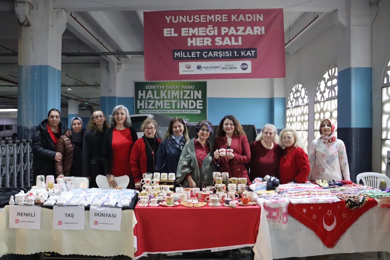 Manisa'da Sevgililer Günü’ne Özel Kadın El Emeği Pazarı-.1