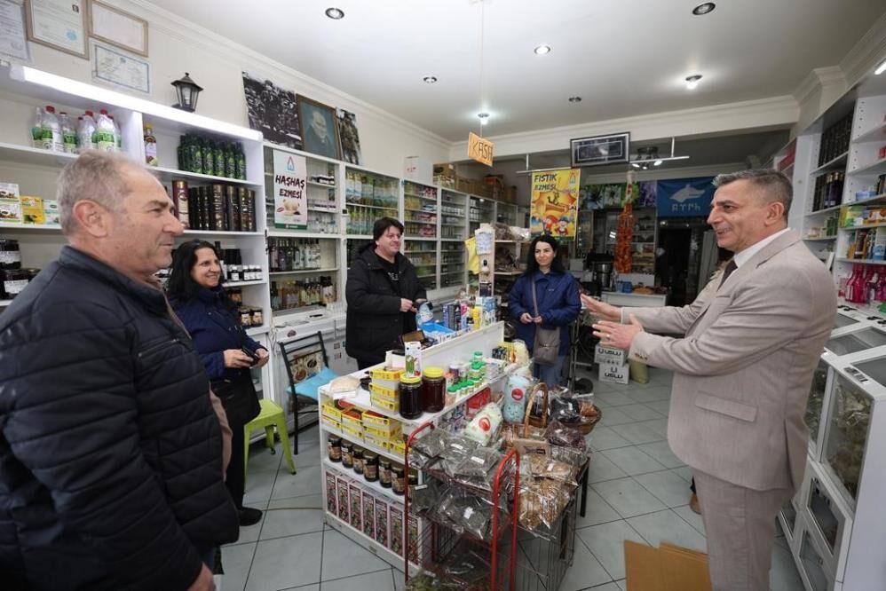 Başkan Şimşek, esnafın nabzını tuttu!