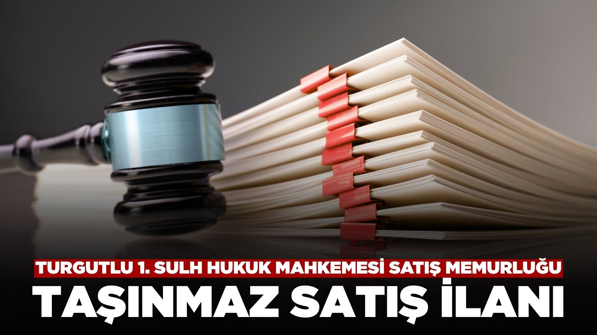 Turgutlu 1. Sulh Hukuk Mahkemesi Satış Memurluğundan Taşınmaz Satış İlanı