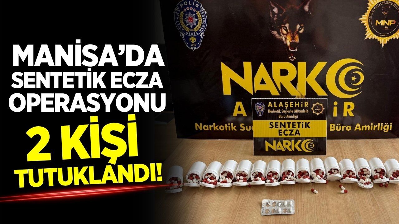 Alaşehir'de operasyon: 2 kişi tutuklandı