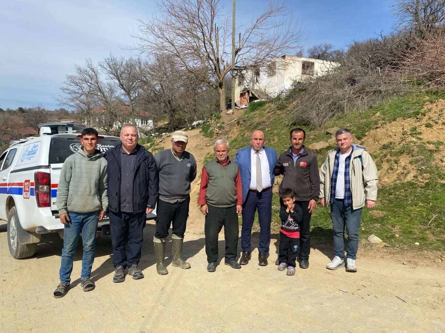 Başkan Akdeniz'den yangın mağduru aileye ziyaret!