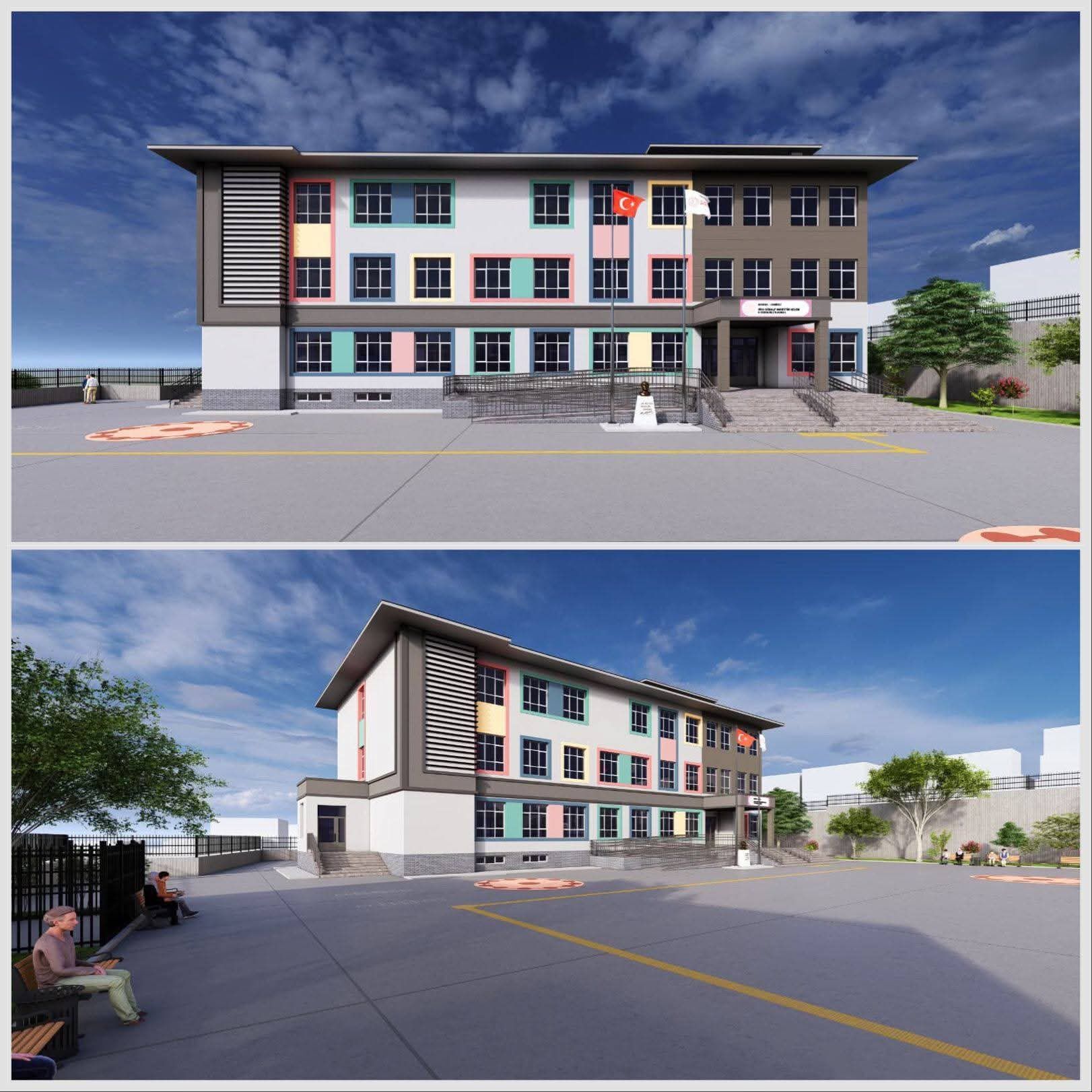 Manisa'nın ilçesine modern okul hamlesi!-1