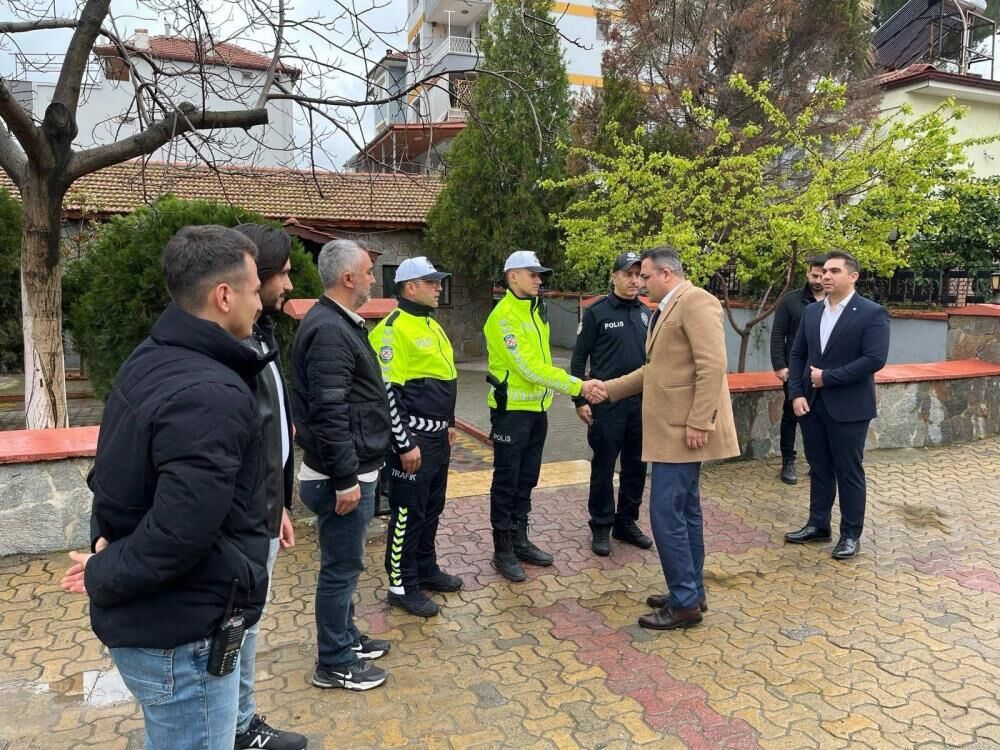 Kaymakam Halil Dalak'tan kamu personeline bayram ziyareti