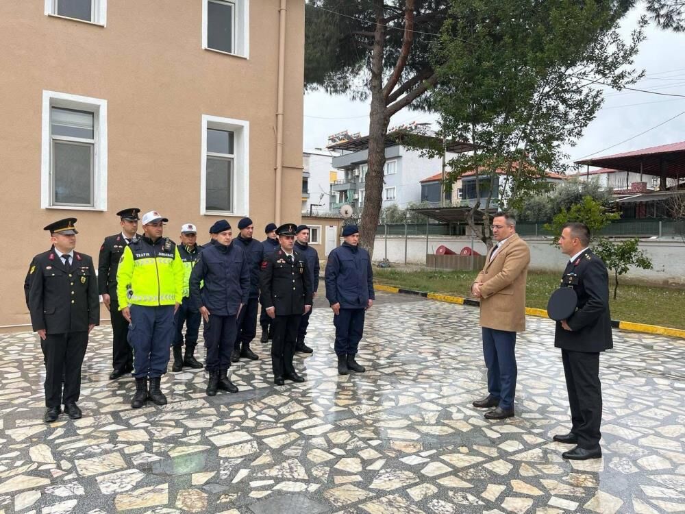 Kaymakam Halil Dalak'tan kamu personeline bayram ziyareti-1