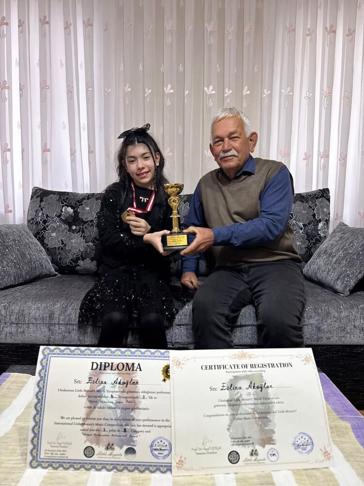 Manisalı minik piyanistten uluslararası başarı