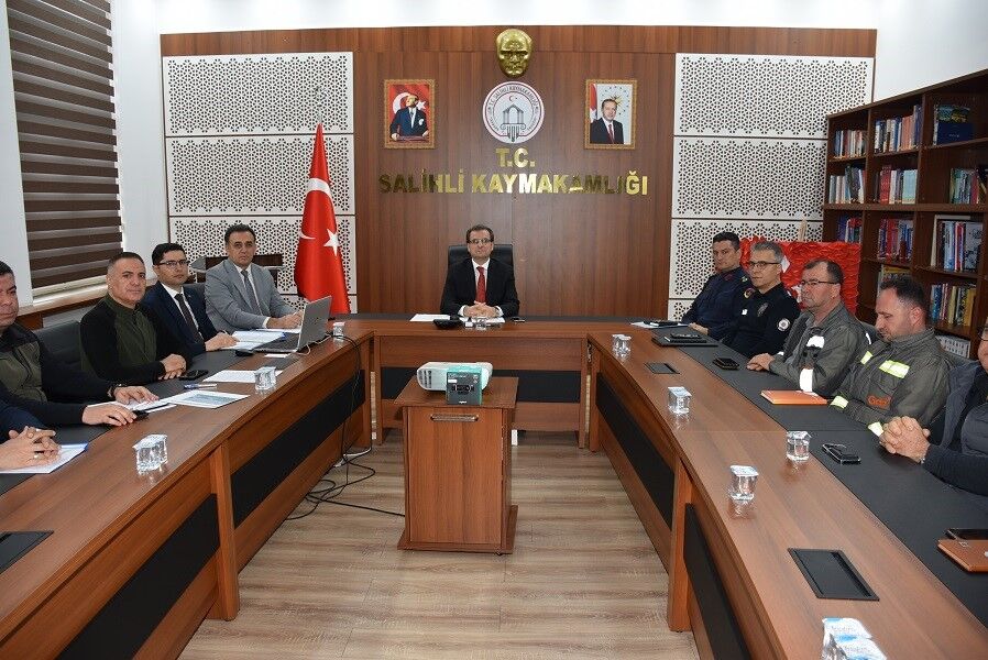 Salihli'de yangın tedbirleri masaya yatırıldı!-1