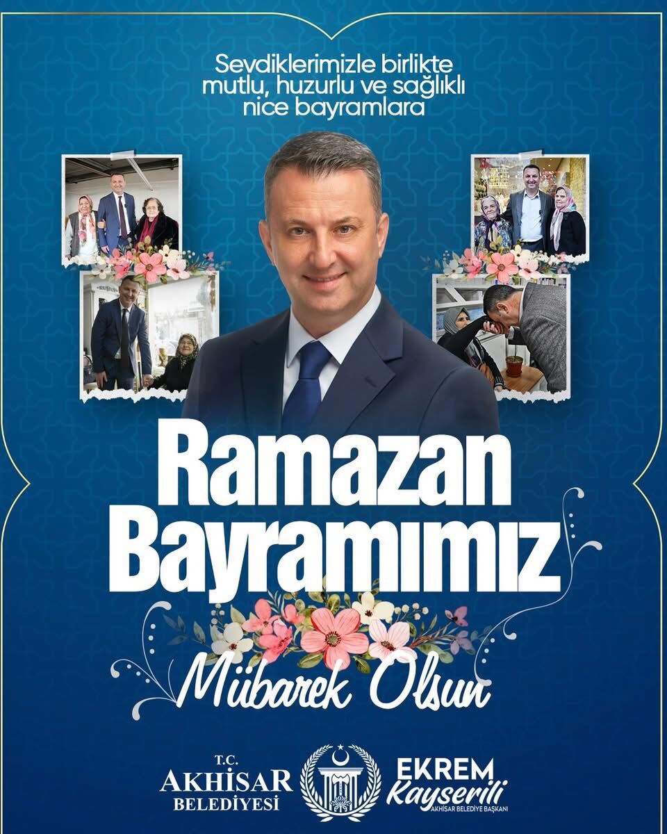Akhisar Belediyesi'nen Bayram Mesajı