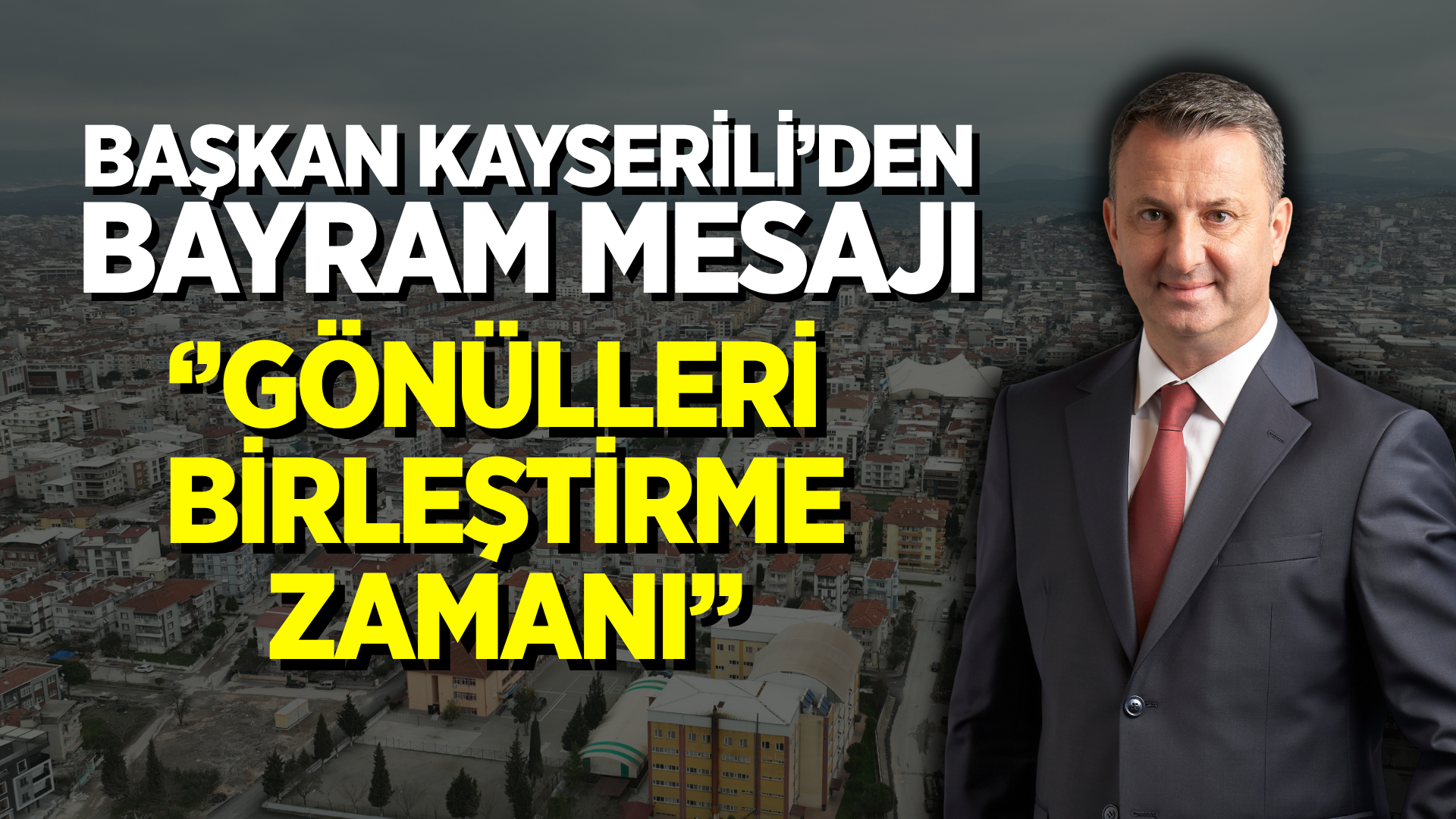 Akhisar Belediyesi'nden Bayram Mesajı