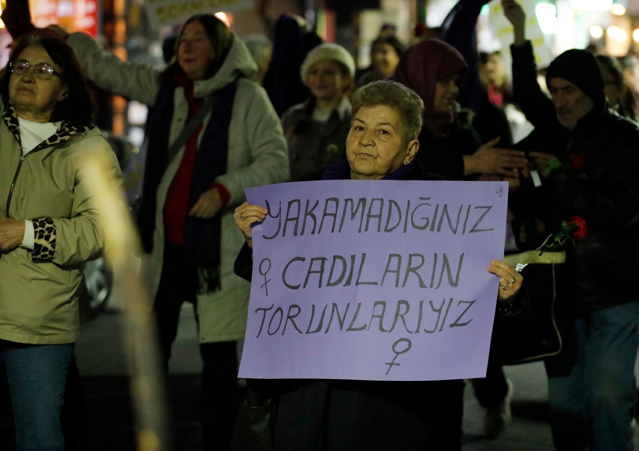 Akhisar'da 8 Mart Yürüyüşü (4)