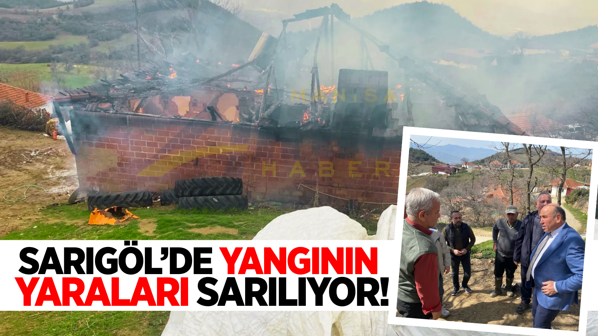 Başkan Akdeniz'den yangın mağduru aileye ziyaret!