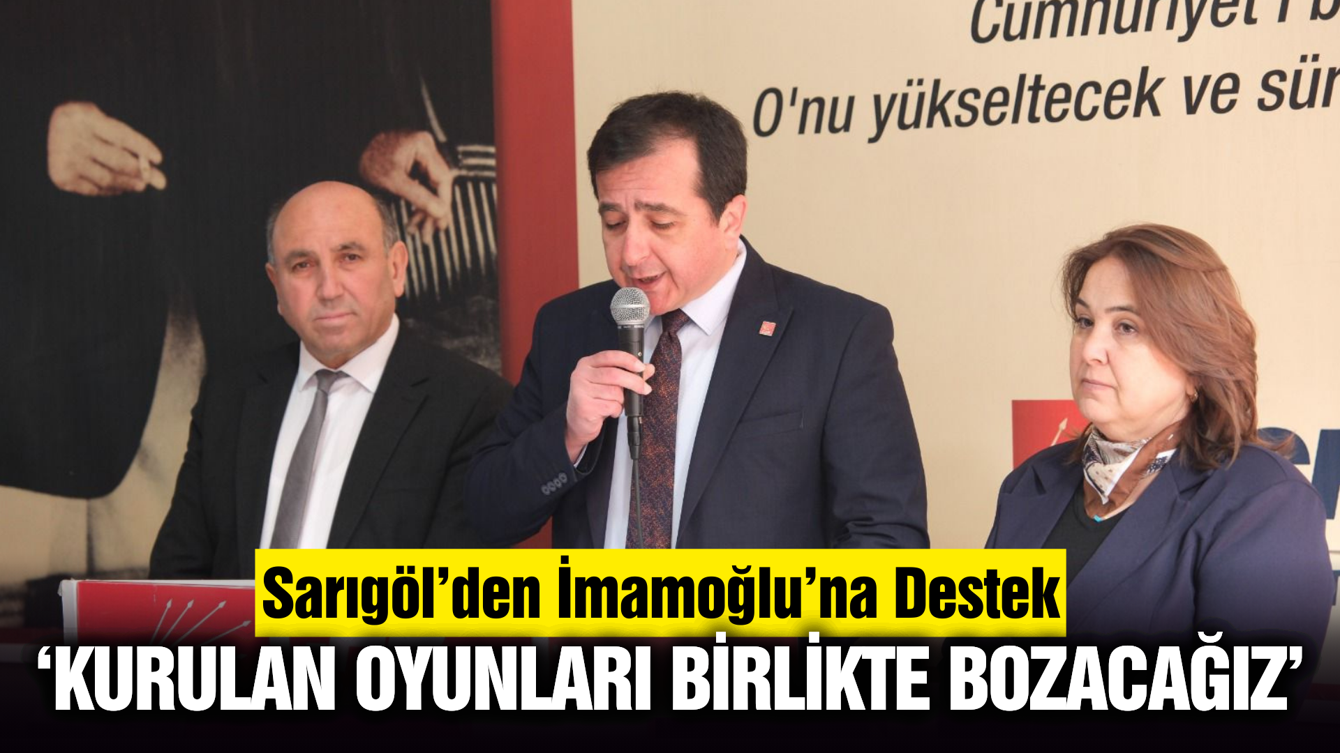 İmamoğlu'nun mektubu Sarıgöl'de yankılandı!