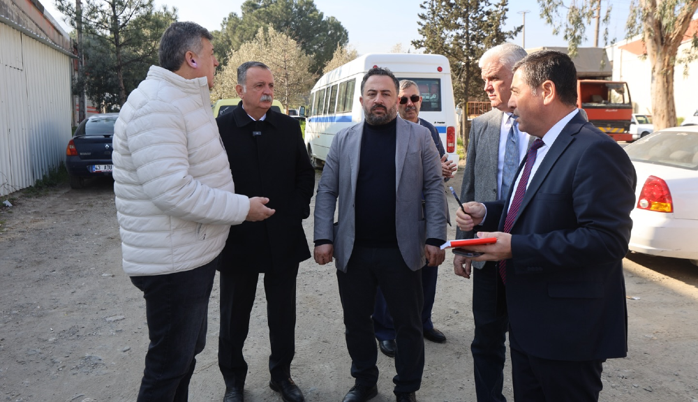 Küçük Sanayi Sitesi esnafının sorunları yerinde tespit ediliyor-.3.2