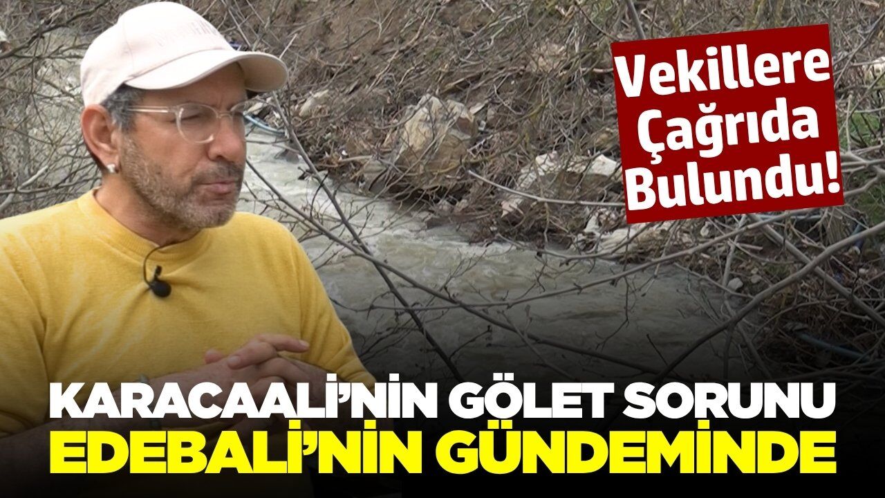 Karacaali'nin gölet sorunu Manisa gündeminde