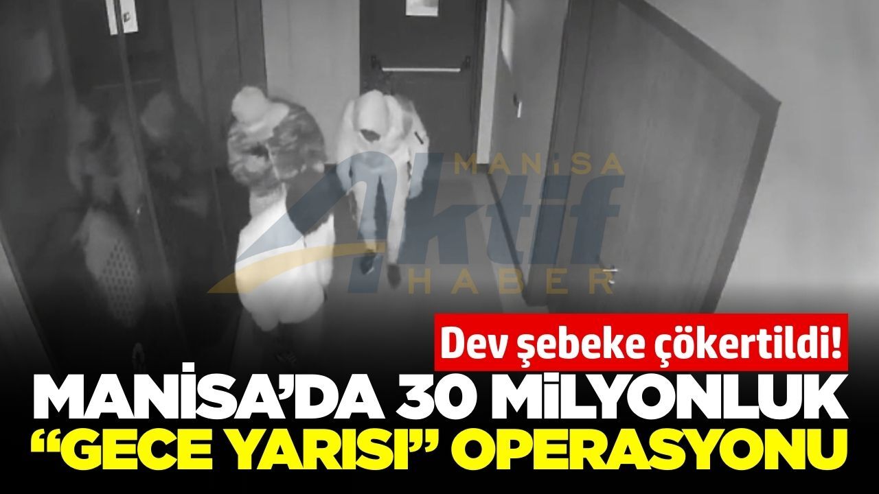 Manisa'da 30 milyonluk vurgun! Farklı şehirden gelmişler: Akılalmaz hırsızlık kamerada