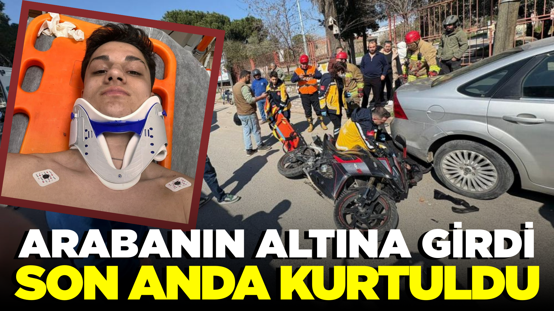 Manisa'daki Feci Kazada Mucize Kurtuluş