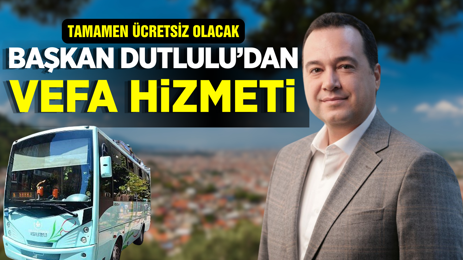 Manisa'da Mezarlıklara Ücretsiz Ulaşım